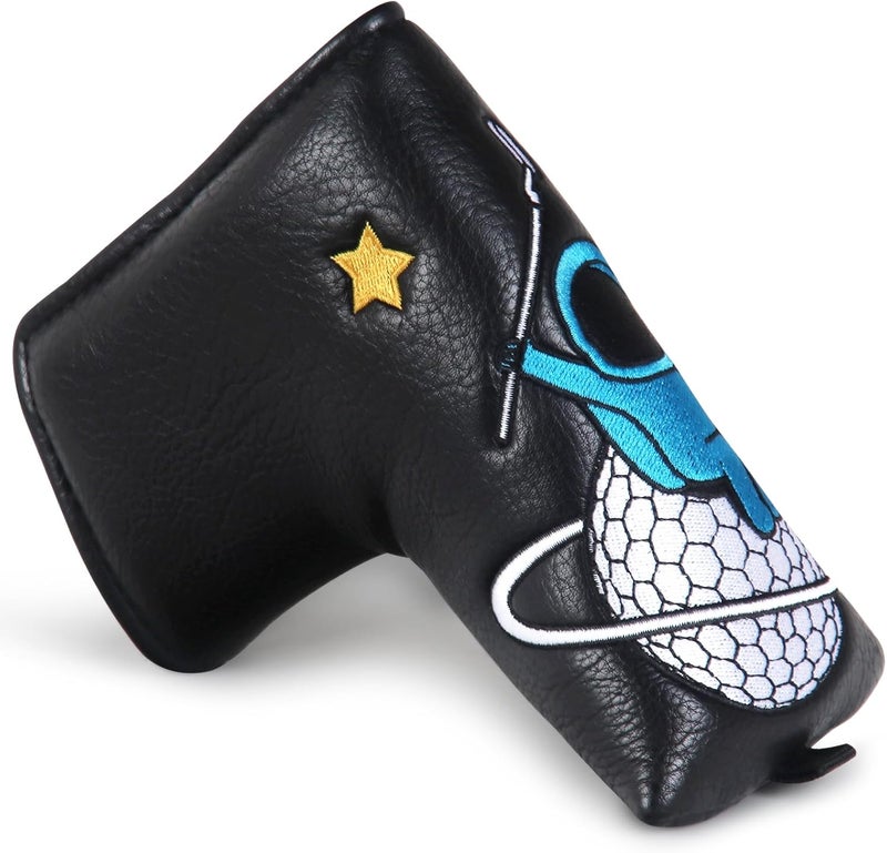 2thpart Astronaut Series Golf Headcovers, Synthetic Leather Golf Head Covers for Driver, Fairway Wood and Hybrid, Golf Putter Covers for Mallet and Blade - Image 2